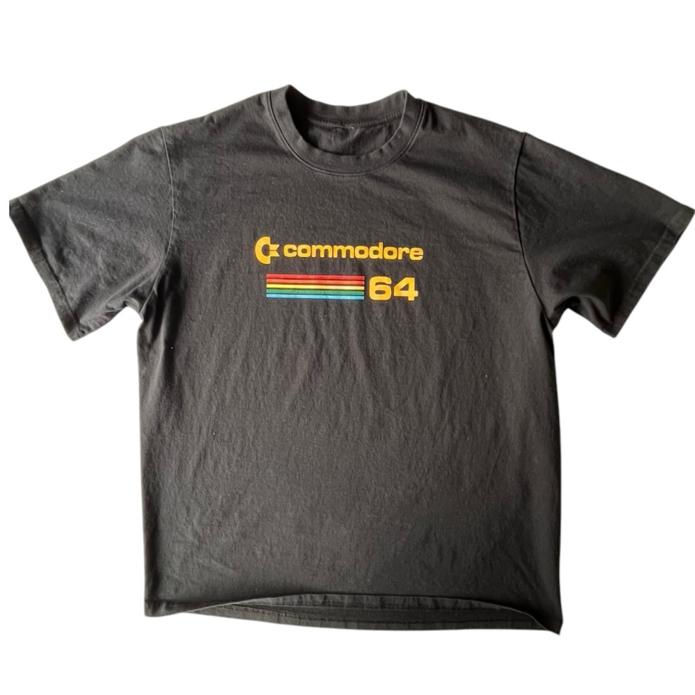 Commodore 64 Retro Computer Tshirt, Large 80s
